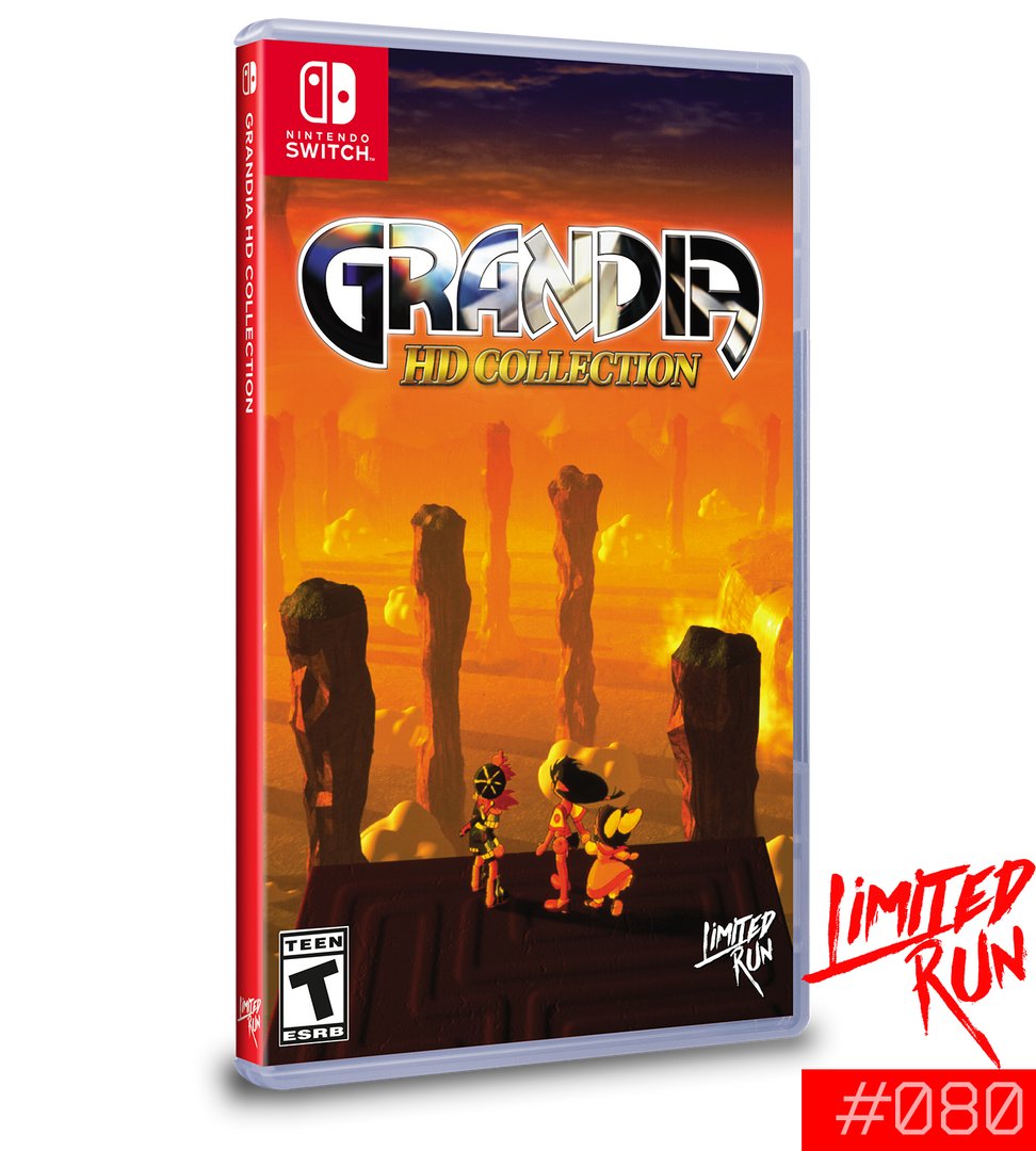 Nintendo Switch GRANDIA HD collection limited run Switch Limited Run #80: Grandia HD Collection – Limited Run