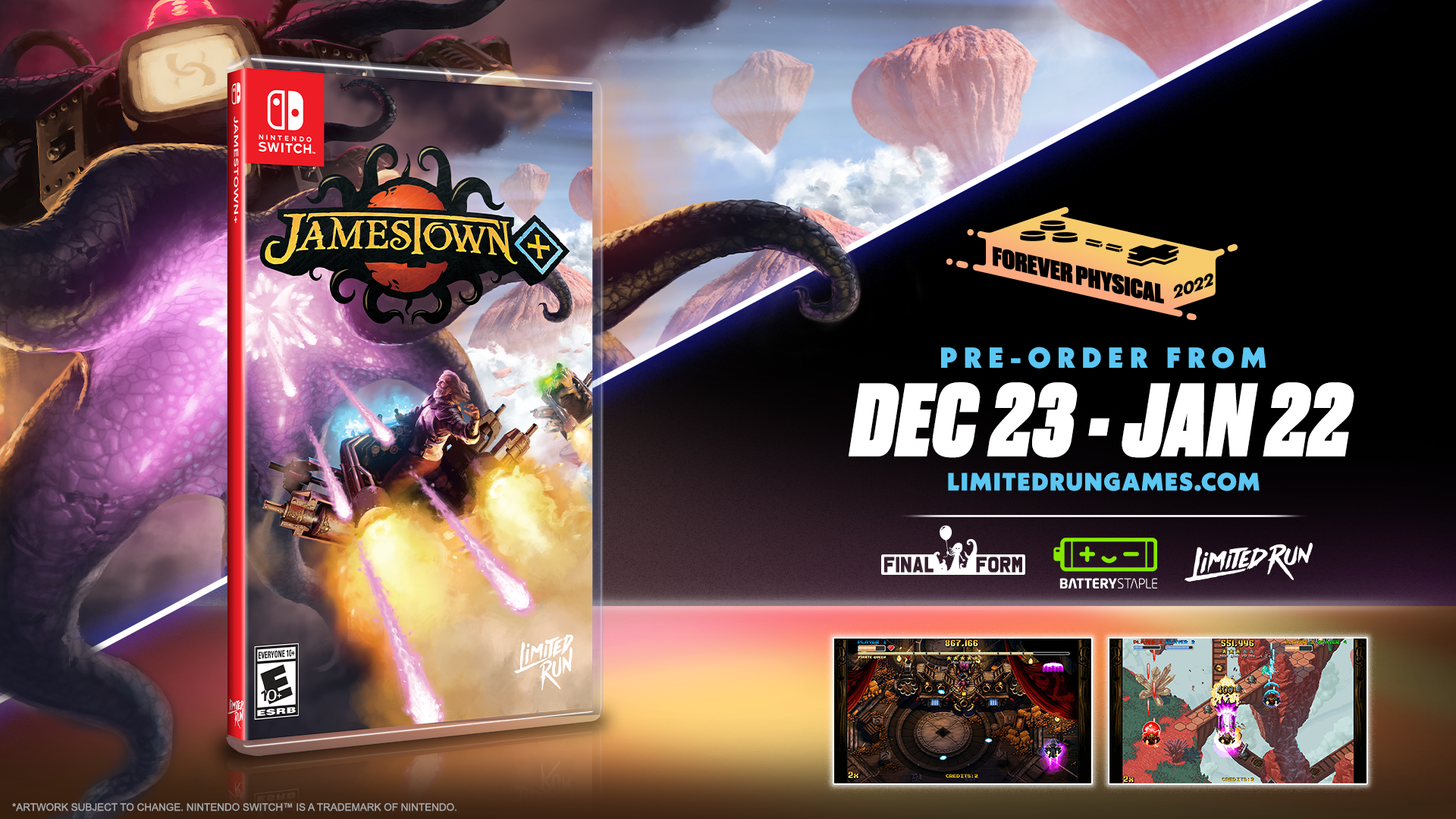 Switch Limited Run #167: Jamestown+ – Limited Run Games