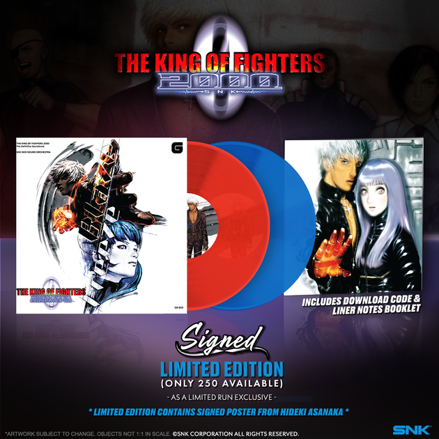 THE KING OF FIGHTERS 2000 - Vinyl Soundtrack (Signed)