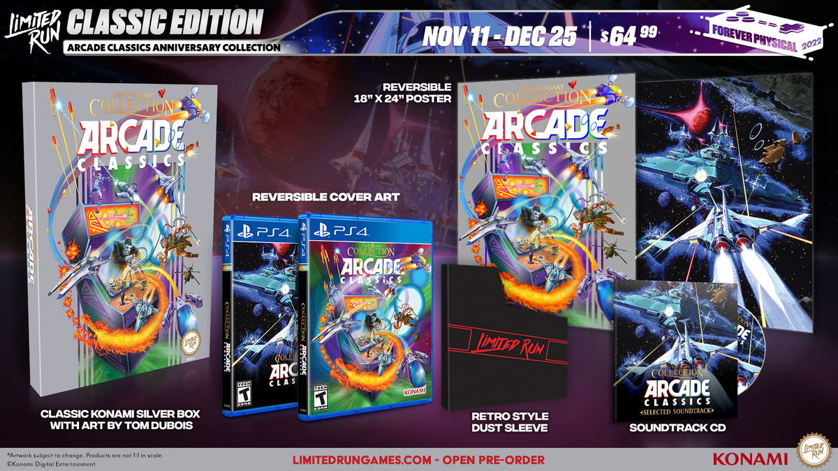 Limited Run #487: Arcade Classics Anniversary Collection Classic Edition (PS4)