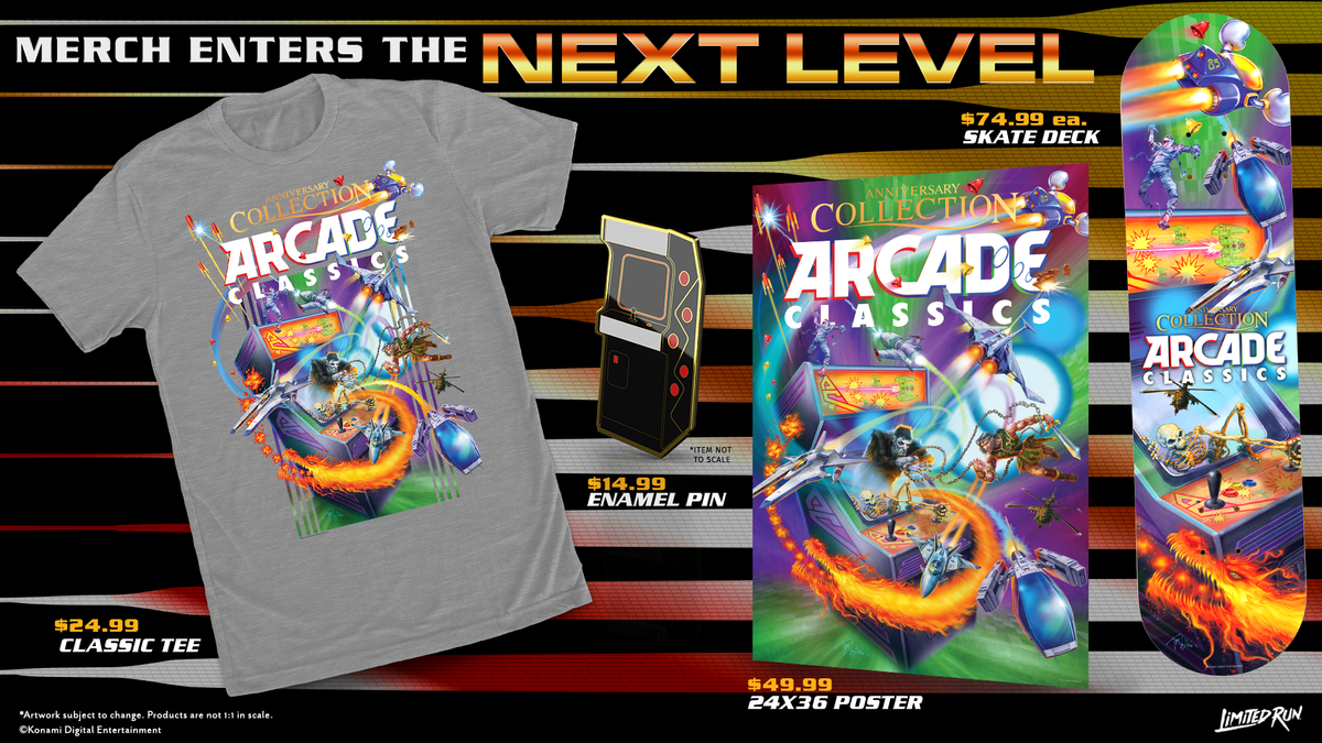 Arcade Classics Anniversary Collection Enamel Pin