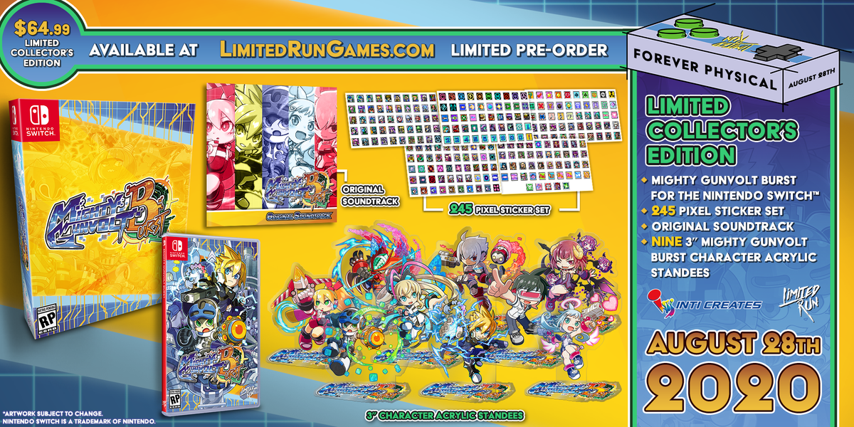 Switch Limited Run #82: Mighty Gunvolt Burst Collector's Edition