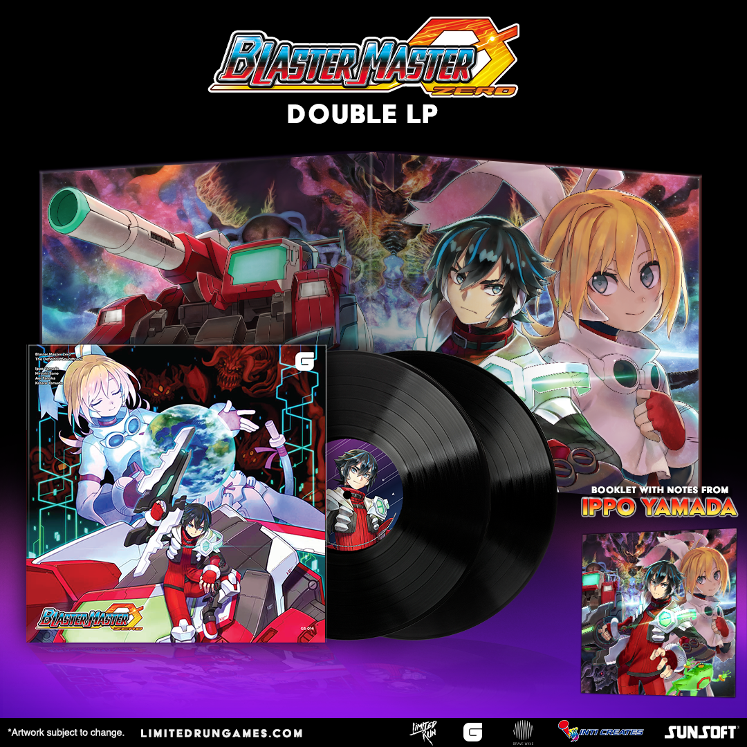 Blaster Master Zero 2LP Vinyl Soundtrack Limited Run Games
