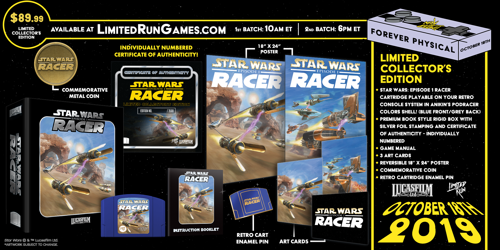 Star Wars Episode I: Racer (N64) Premium Edition – Limited Run Games Star Wars Episode I: Racer (N64) Premium Edition – Limited Run Games
