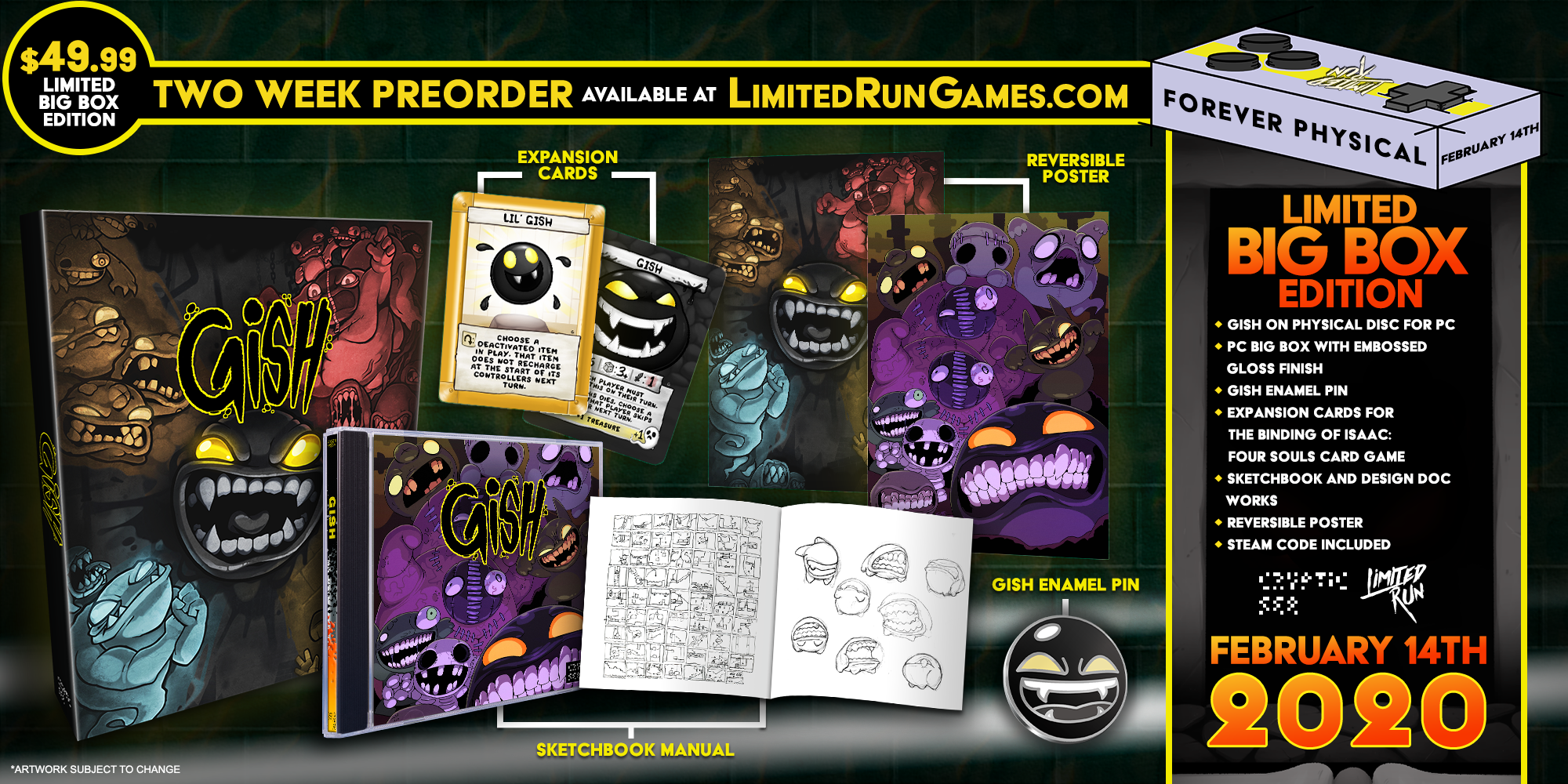 Gish Big Box Edition (PC) – Limited Run Games