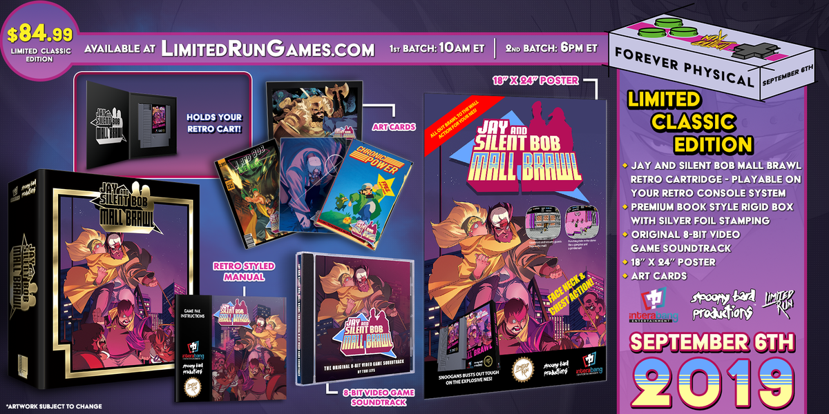 Jay and Silent Bob Mall Brawl (NES) Premium Edition