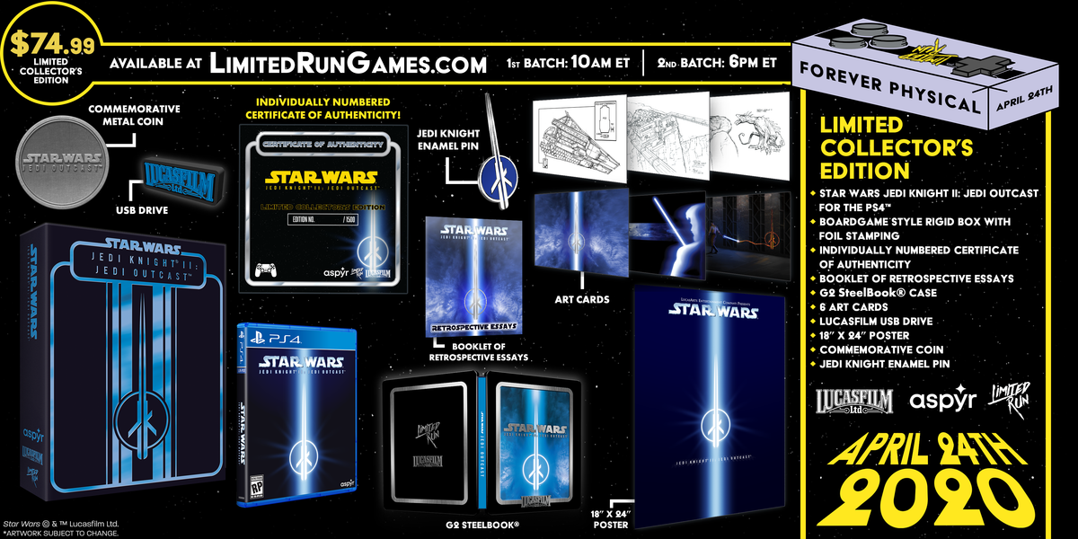 Limited Run #336: Star Wars Jedi Knight II: Jedi Outcast Premium Edition (PS4)