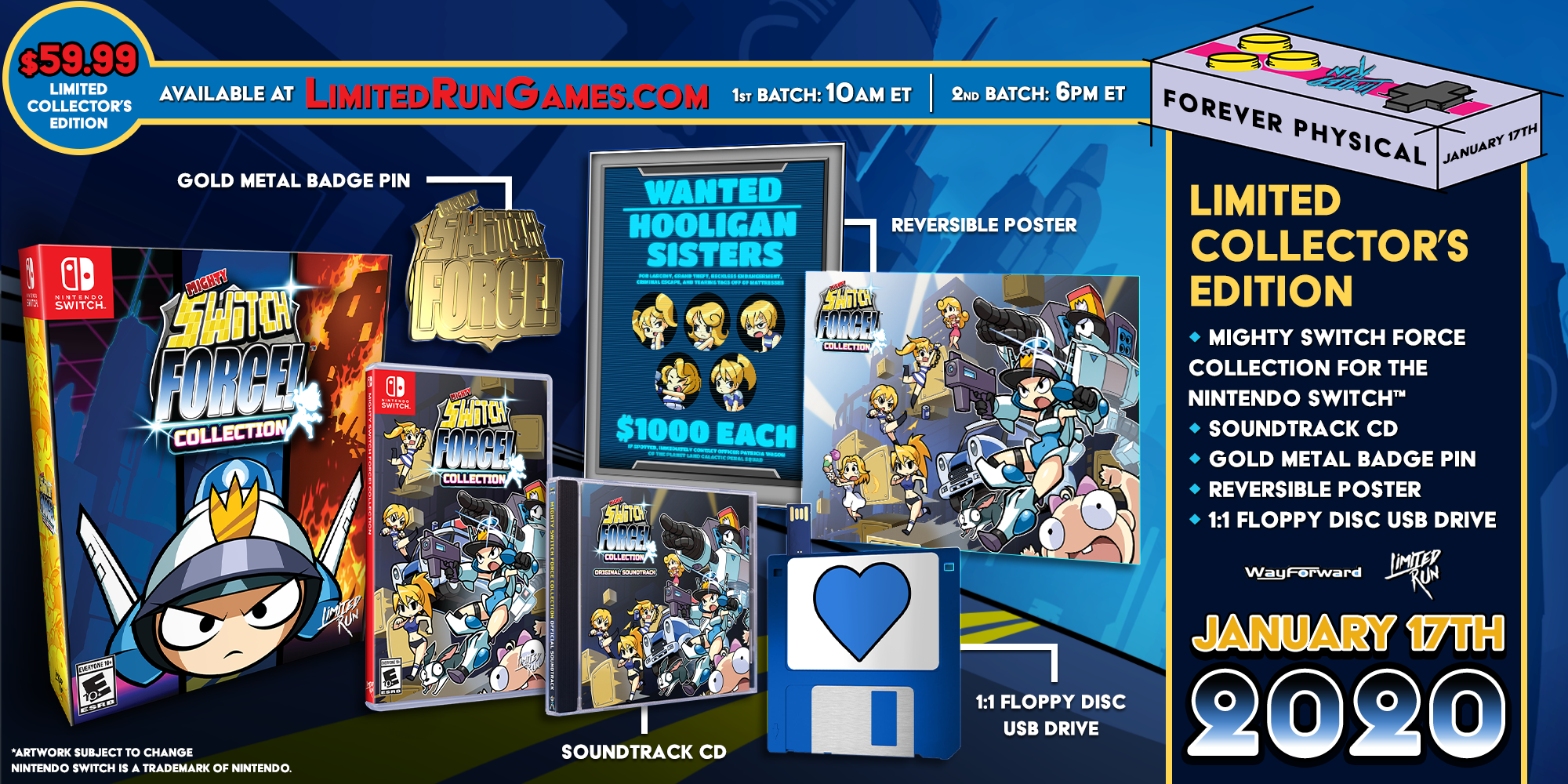 Switch Limited Run #60: Mighty Switch Force! Collection Collector's Ed ...