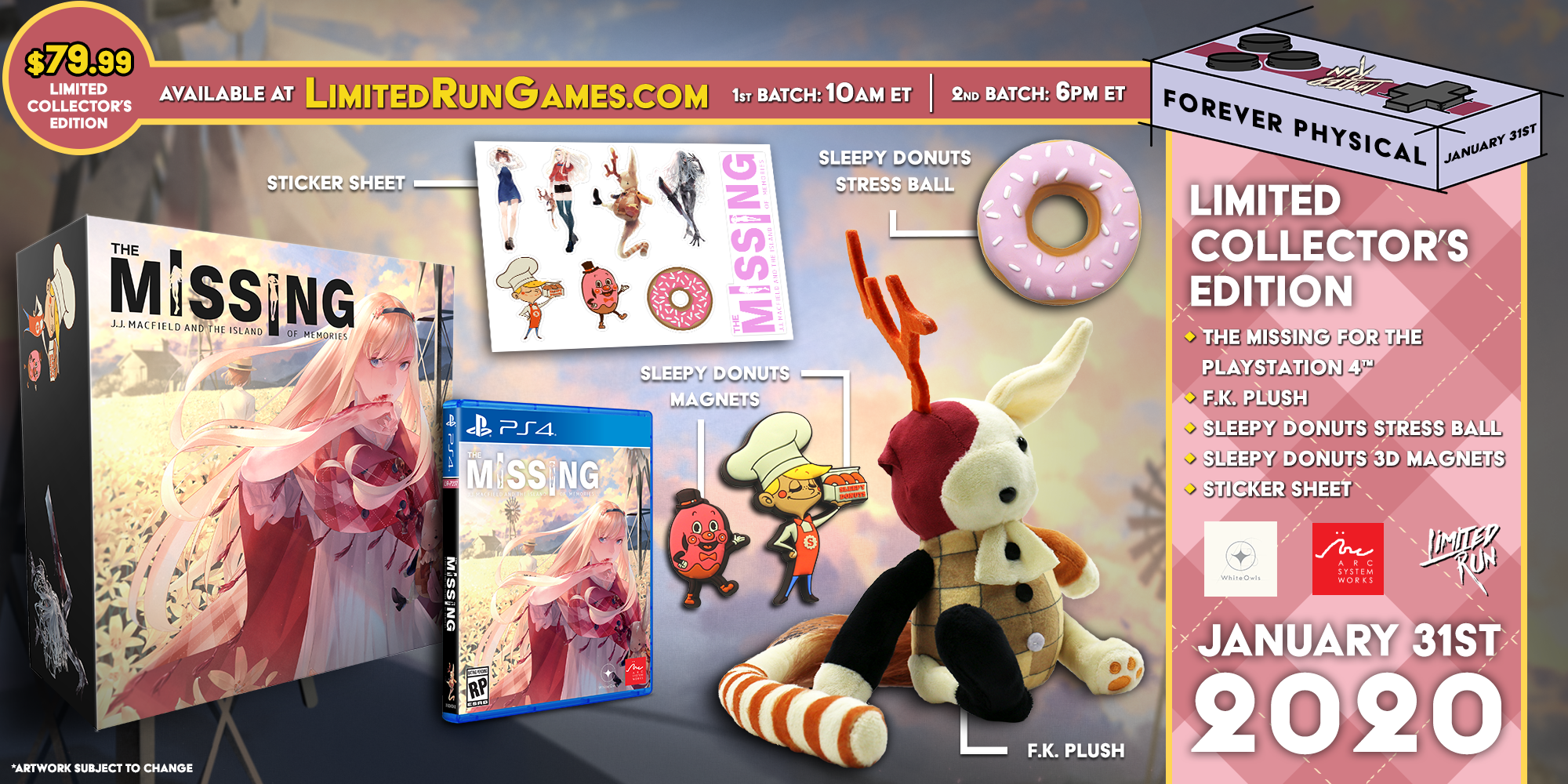 Limited Run #323: The Missing Collector's Edition (PS4) – Limited