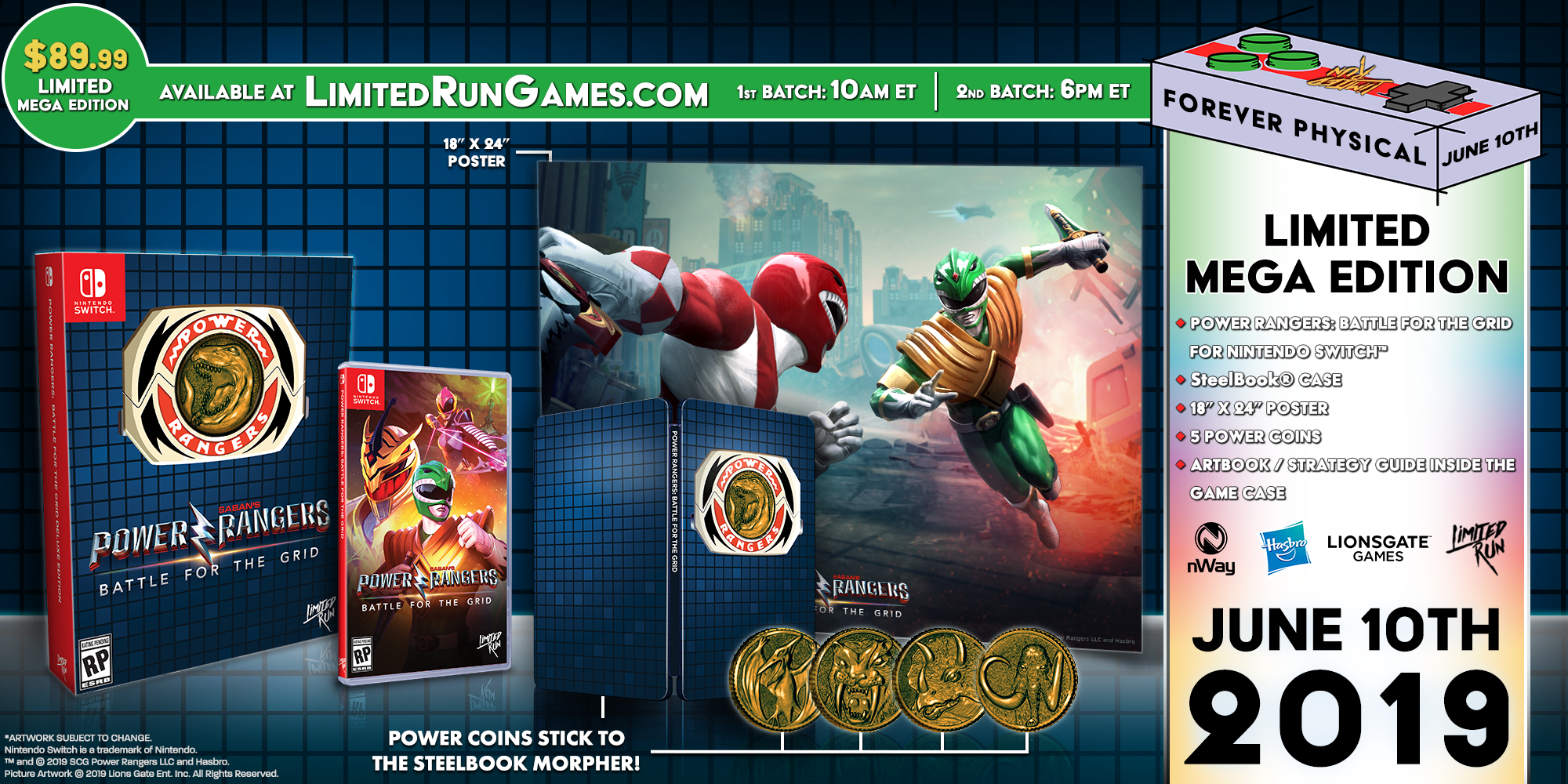 Switch Limited Run #38: Power Rangers: Battle for the Grid Mega Switch Limited Run #38: Power Rangers: Battle for the Grid Mega