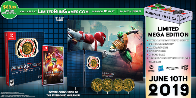Switch Limited Run #38: Power Rangers: Battle for the Grid Mega Edition