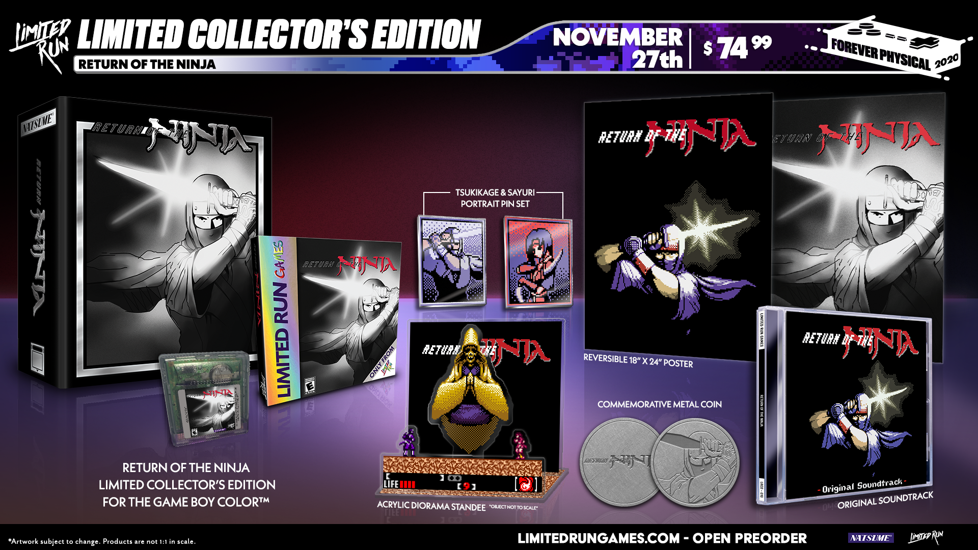 Return of the Ninja (GBC) – Limited Run Games