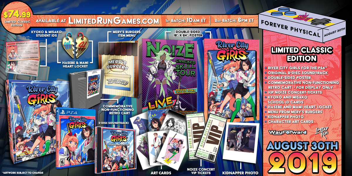 Limited Run #291: River City Girls Classic Edition (PS4)