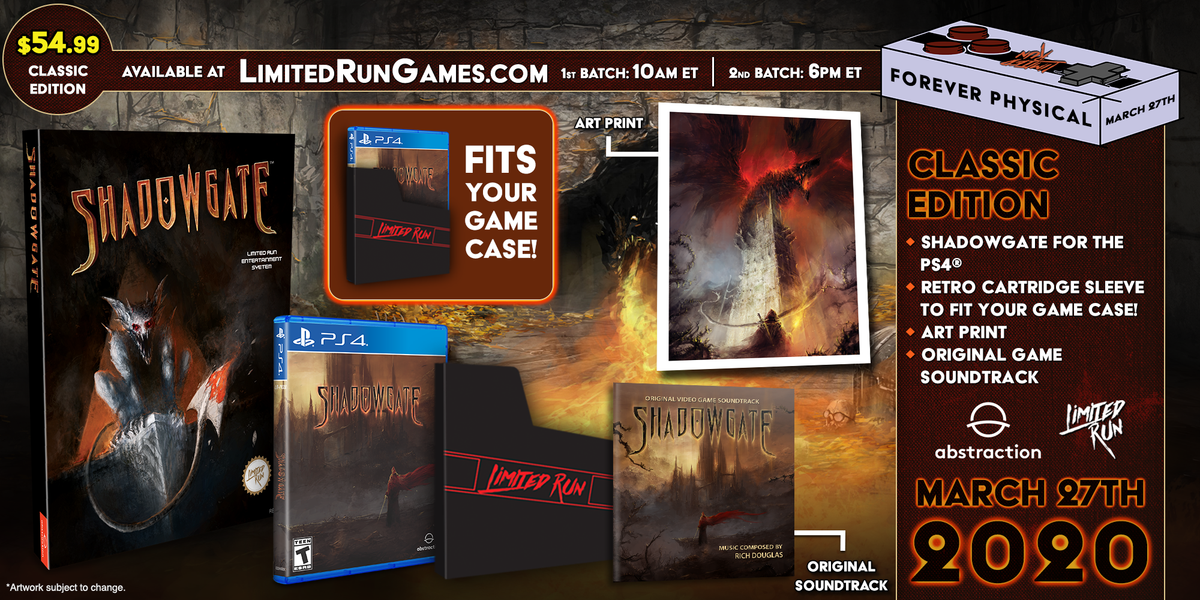 Limited Run #333: Shadowgate Classic Edition (PS4) [PREORDER]