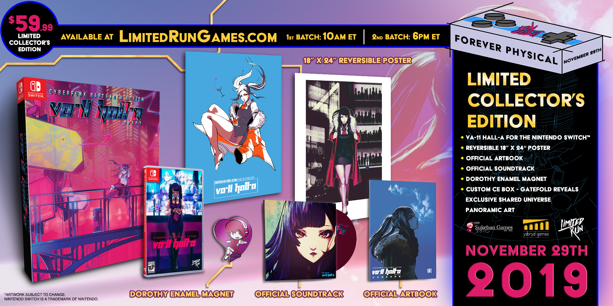 Switch Limited Run #53: VA-11 HALL-A Collector's Edition – Limited Switch Limited Run #53: VA-11 HALL-A Collector's Edition – Limited