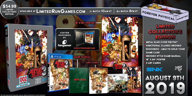 Limited Run #285: Metal Slug 3 Classic Edition (PS4)