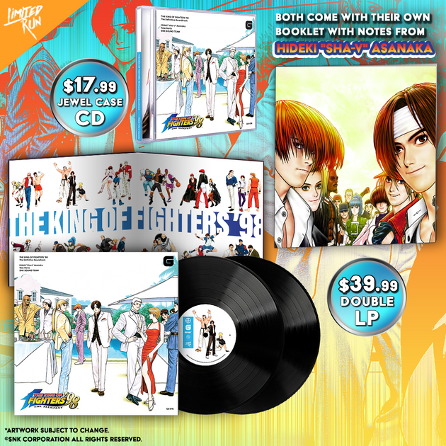 The King of Fighters '98 - 2LP Soundtrack Vinyl