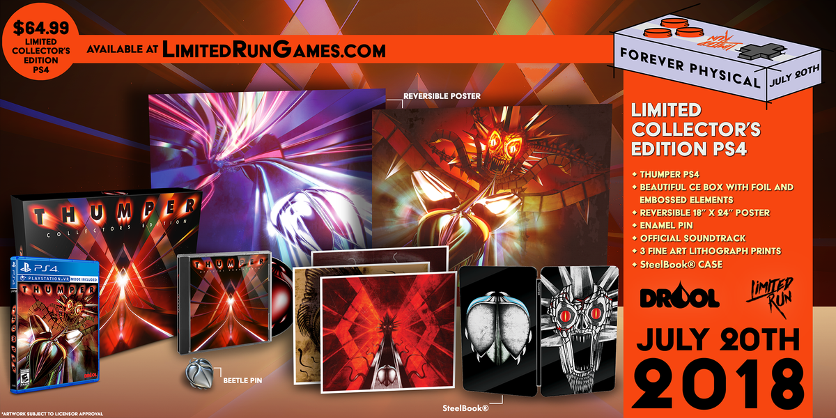 Limited Run #172: Thumper Collector's Edition (PS4) [PREORDER]