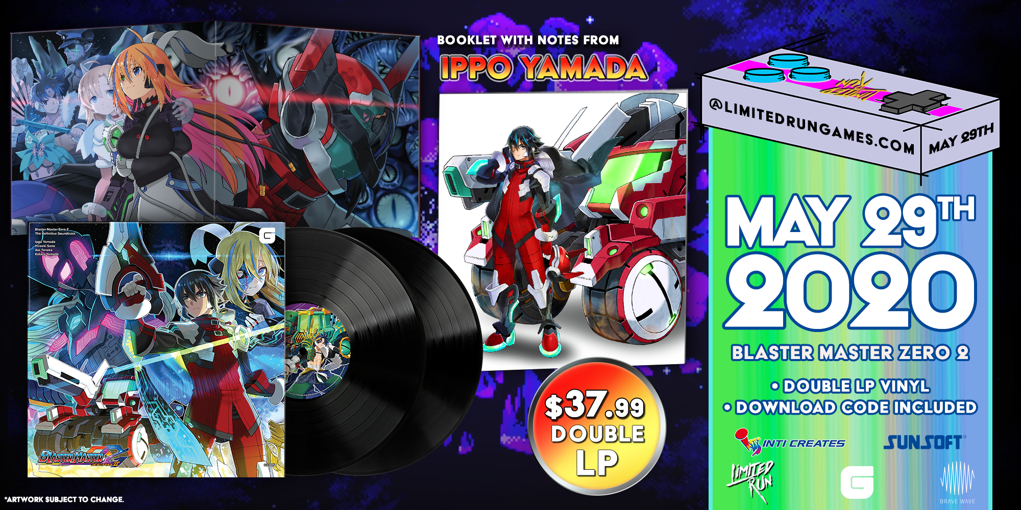Blaster Master Zero 2 - 2LP Vinyl Soundtrack – Limited Run Games
