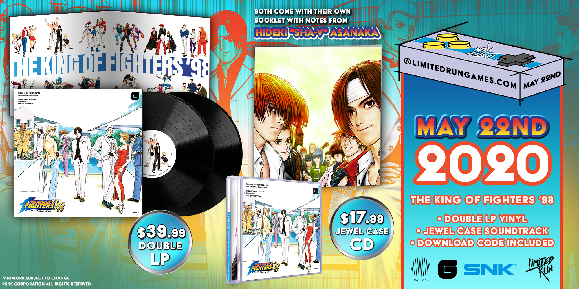 The King of Fighters '98 - 2LP Soundtrack Vinyl – Limited Run Games