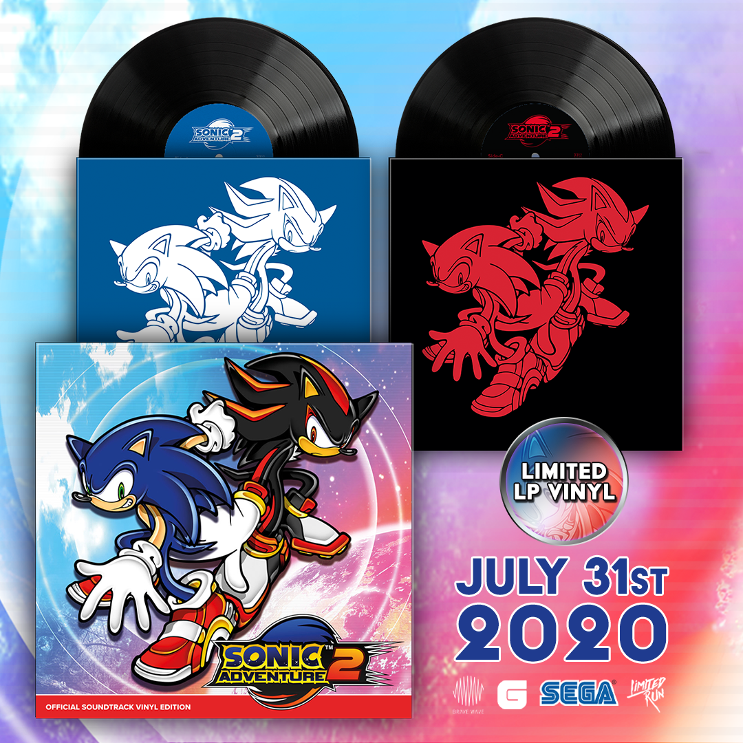 SONIC ADVENTURE2 OFFICIAL SOUNDTRACKレコード Sonic Adventure 2 (Official Soundtrack Vinyl Edition) – 2 x
