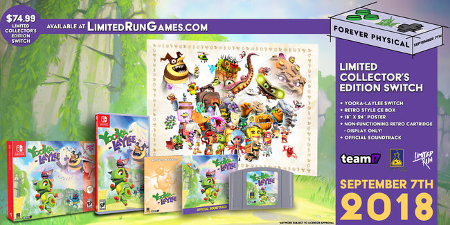 Switch Limited Run #13: Yooka-Laylee Classic Edition
