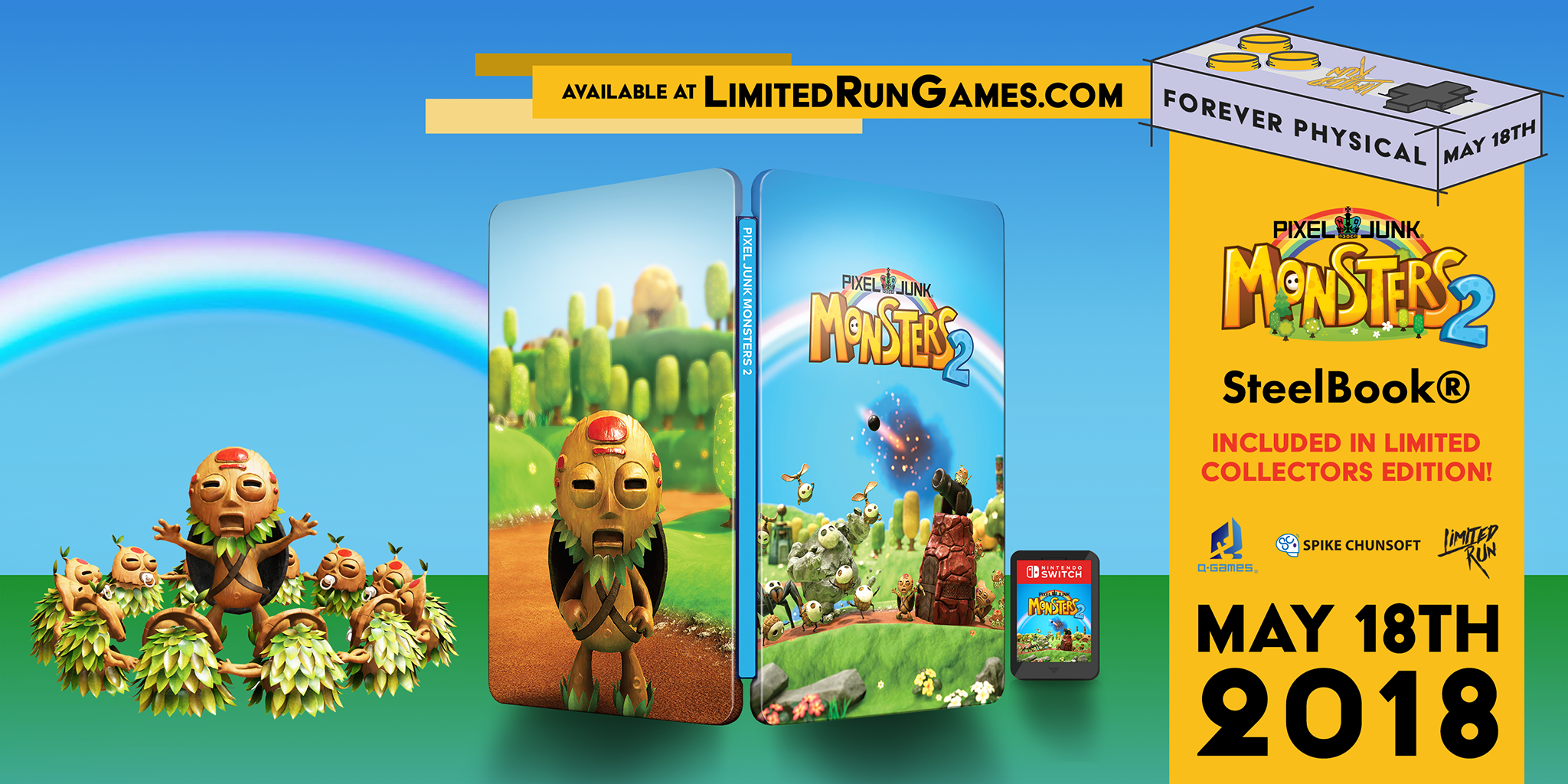 monsters pixeljunk Switch Limited Run #4: PixelJunk Monsters 2 Collector's Edition – Limited  Run Games