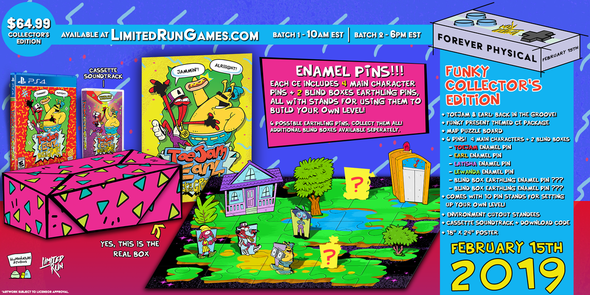 Limited Run #243: ToeJam & Earl: Back in the Groove Collector's Edition (PS4)