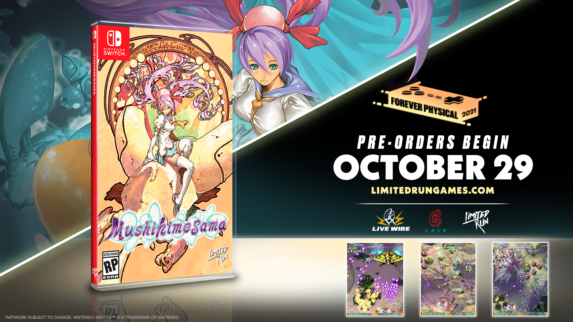 Switch Limited Run #125: Mushihimesama – Limited Run Games Switch Limited Run #125: Mushihimesama – Limited Run Games