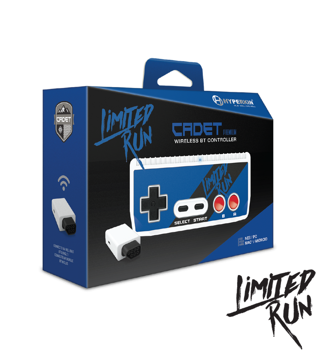 Limited Run Hyperkin Cadet Wireless NES Controller (Red/Blue)