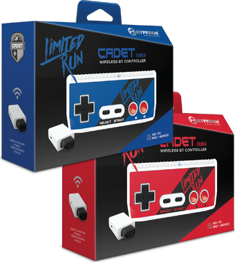 Limited Run Hyperkin Cadet Wireless NES Controller (Red/Blue)