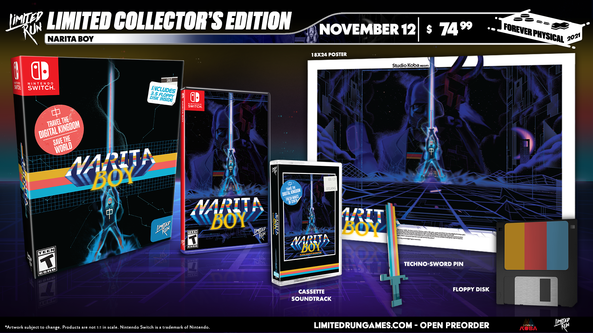 Switch Limited Run #129: Narita Boy Collector's Edition – Limited Switch Limited Run #129: Narita Boy Collector's Edition – Limited