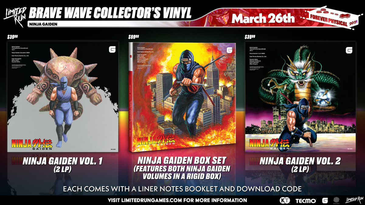 Ninja Gaiden Soundtrack Vinyl Box Set