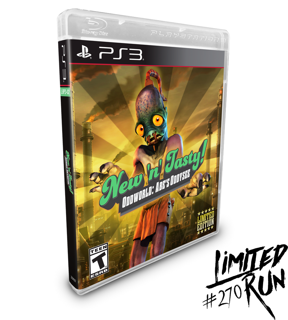 Limited Run #270: Oddworld: New N' Tasty (PS3) – Limited Run Games Limited Run #270: Oddworld: New N' Tasty (PS3) – Limited Run Games