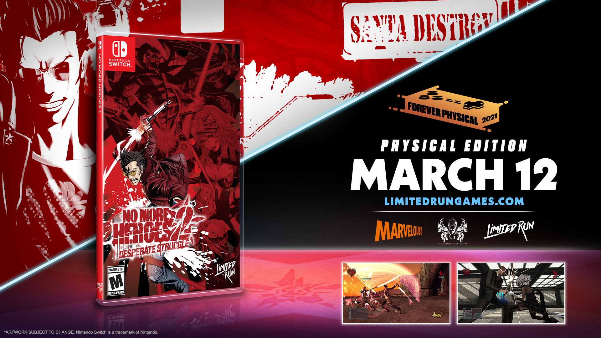 Switch Limited Run #100: No More Heroes 2: Desperate Struggle Switch Limited Run #100: No More Heroes 2: Desperate Struggle