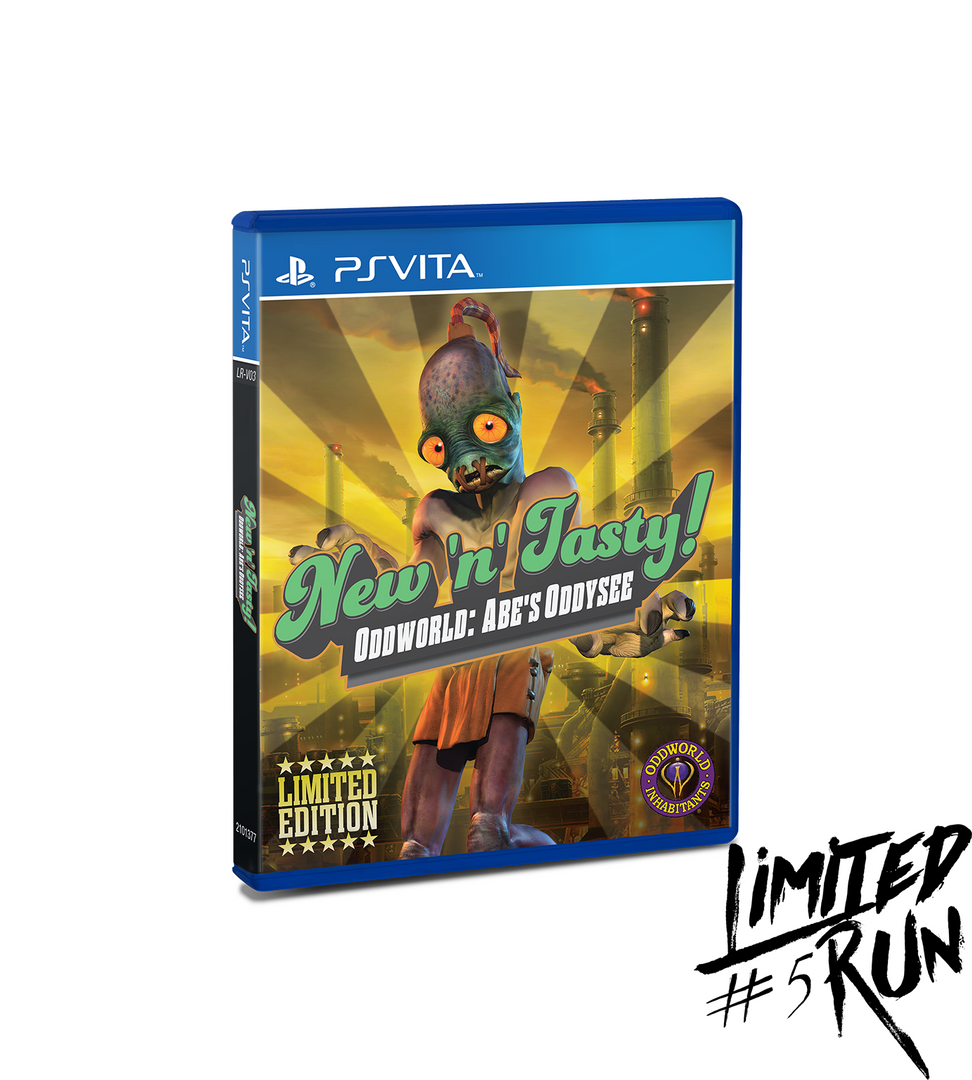 Limited Run #5: Oddworld: New N' Tasty (Vita) – Limited Run Games Limited Run #5: Oddworld: New N' Tasty (Vita) – Limited Run Games