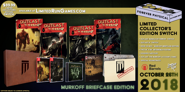 Switch Limited Run #17 & #18: Outlast Murkoff Briefcase Edition