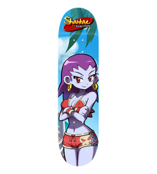 Shantae and the Pirate's Curse - Skateboard Deck (Risky)