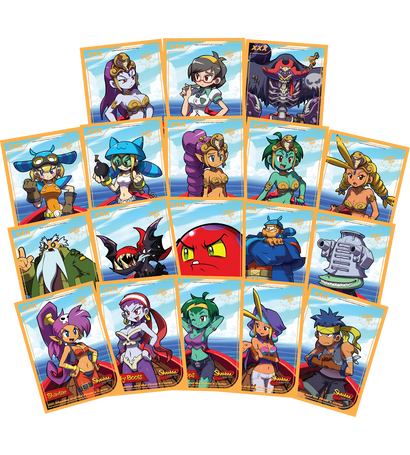 Shantae and the Pirate's Curse - Trading Card Set