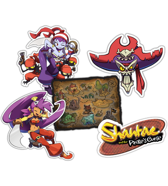 Shantae and the Pirate's Curse - Sticker Set