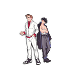 River City Girls Kunio and Riki Enamel Pin (PAX Exclusive)