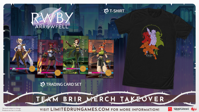 RWBY Arrowfell Team BRIR Trading Card Set