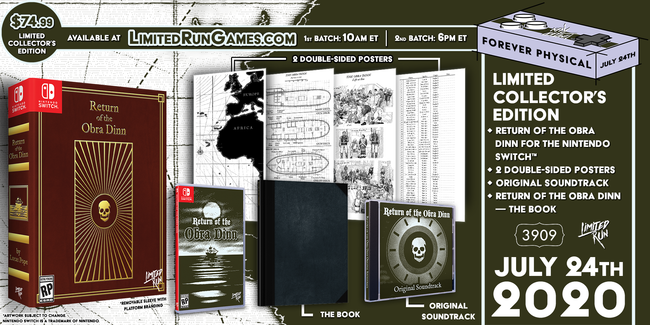 Switch Limited Run #78: Return of the Obra Dinn Collector's Edition
