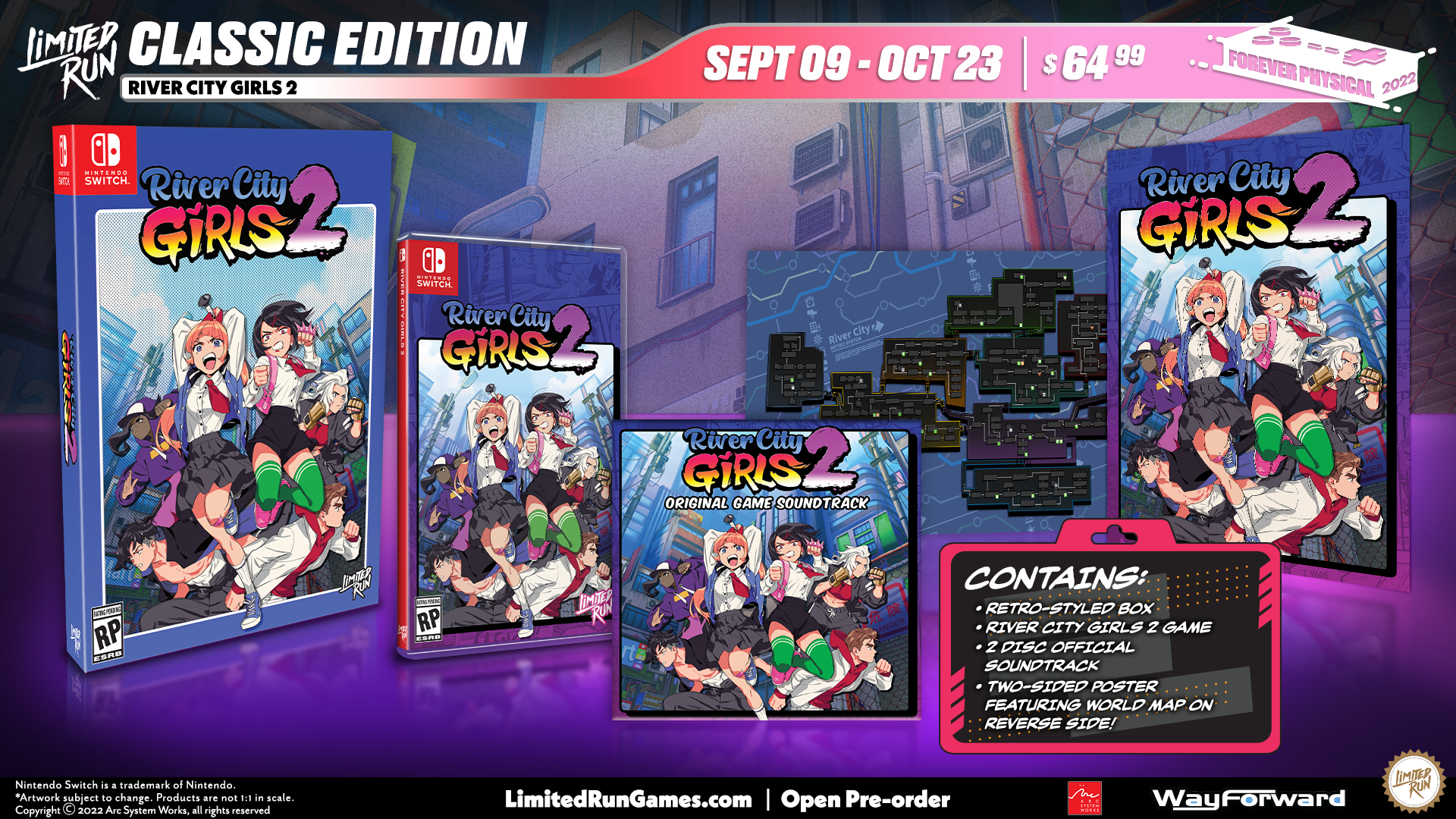 Switch Limited Run #161: River City Girls 2 Classic Edition
