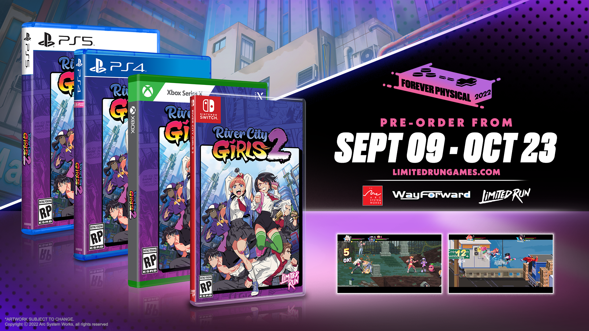 River City Girls 2 – PS5 – Neuf Sous Blister – Édition Standard – Action/Beat'em Up