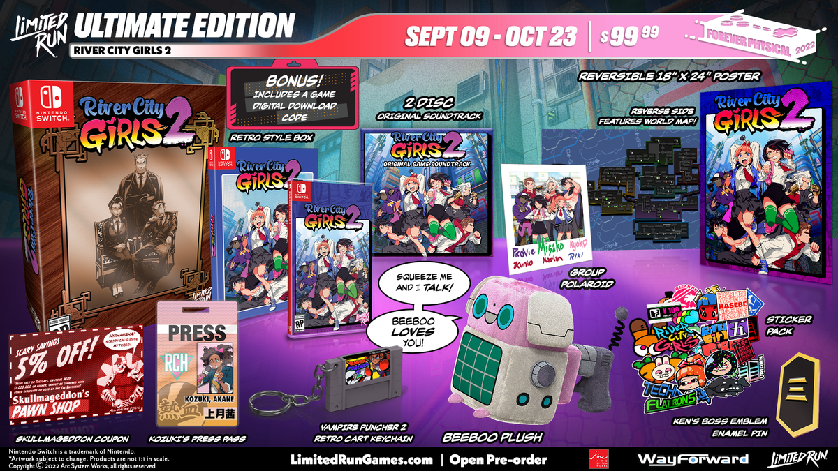 Switch Limited Run #161: River City Girls 2 Ultimate Edition