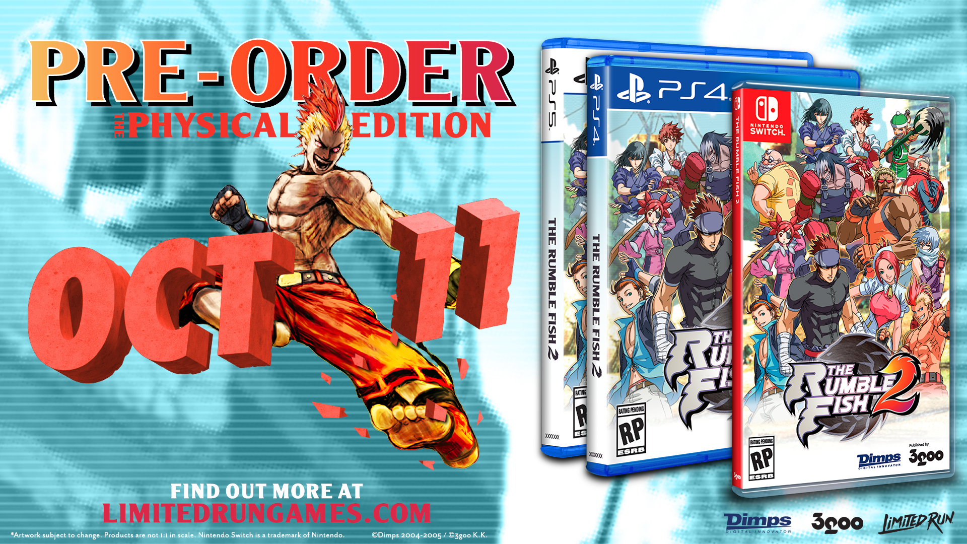 The Rumble Fish 2 Collector's Edition Pour PS4 - Version Japonaise - Neuf Sous Scellé