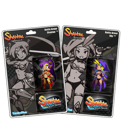 Shantae and the Seven Sirens Blister Pack Acrylic Figures