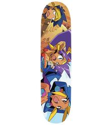 Shantae and the Seven Sirens - Skateboard Deck (Shantae & Friends)