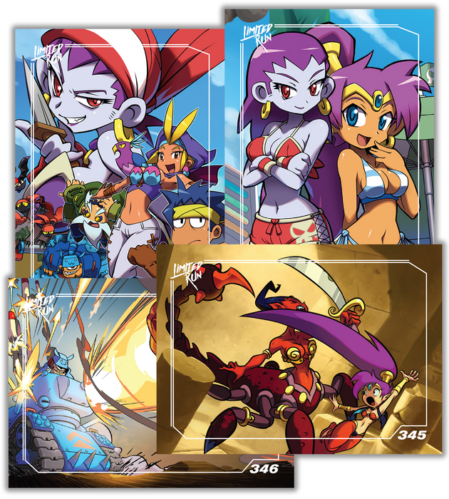 Shantae Trading Card Set (4 Cards)